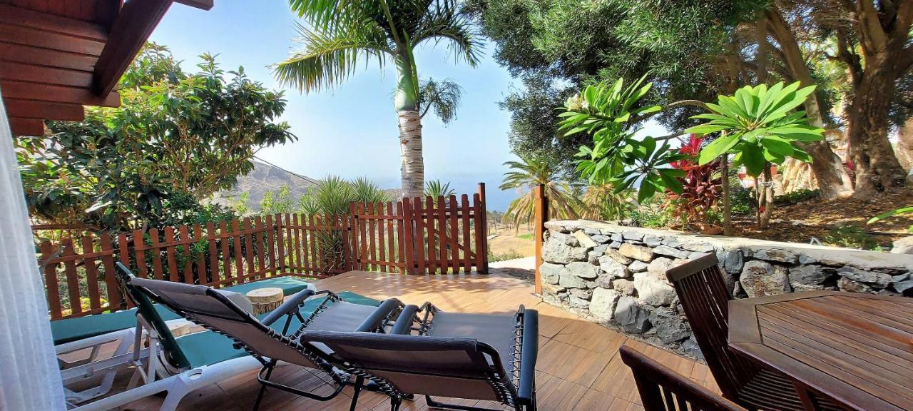 Alojera Cabana Los Palmeros, Vista Al Mar Y La Montana מראה חיצוני תמונה