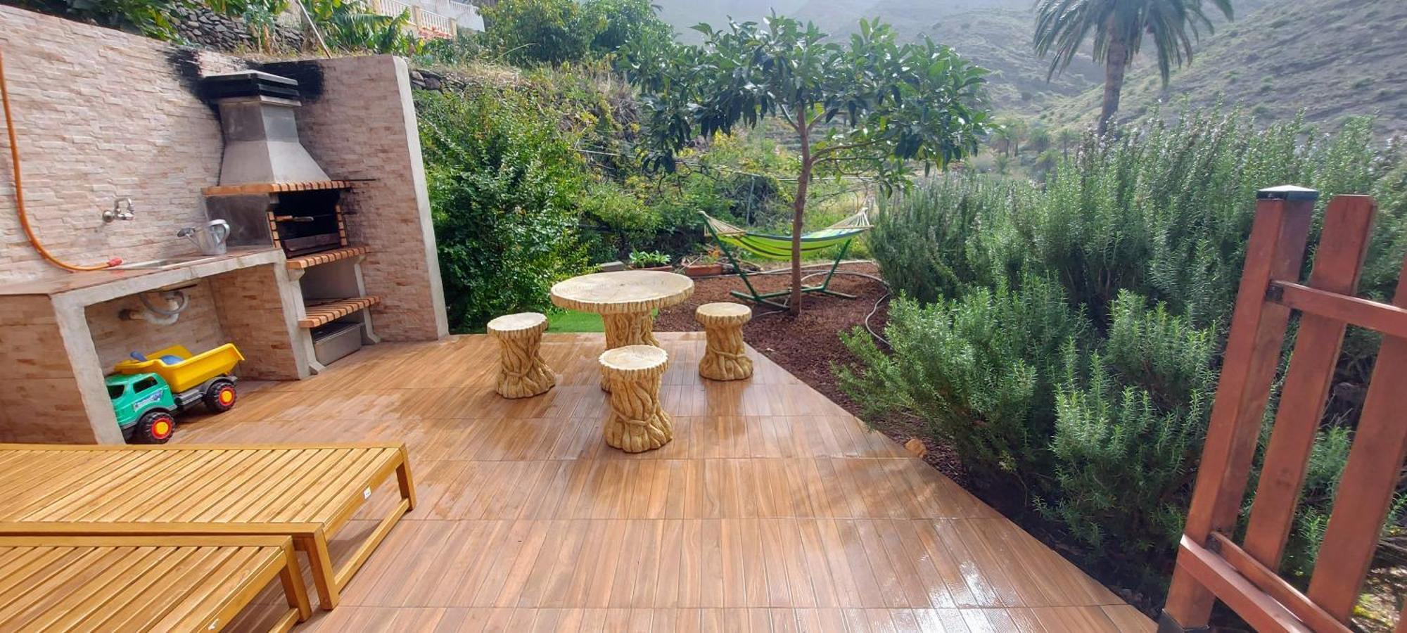 Alojera Cabana Los Palmeros, Vista Al Mar Y La Montana מראה חיצוני תמונה