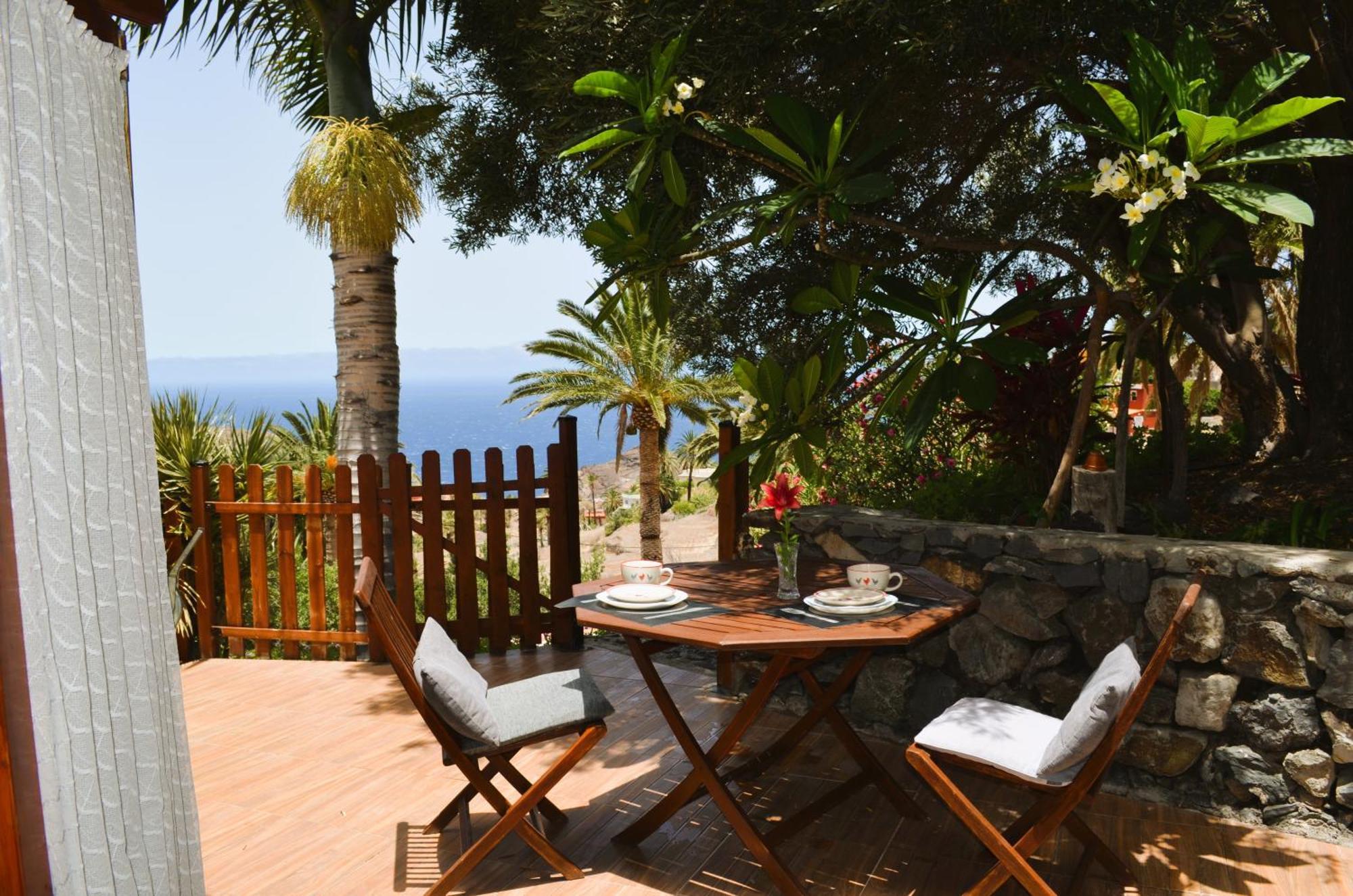 Alojera Cabana Los Palmeros, Vista Al Mar Y La Montana מראה חיצוני תמונה
