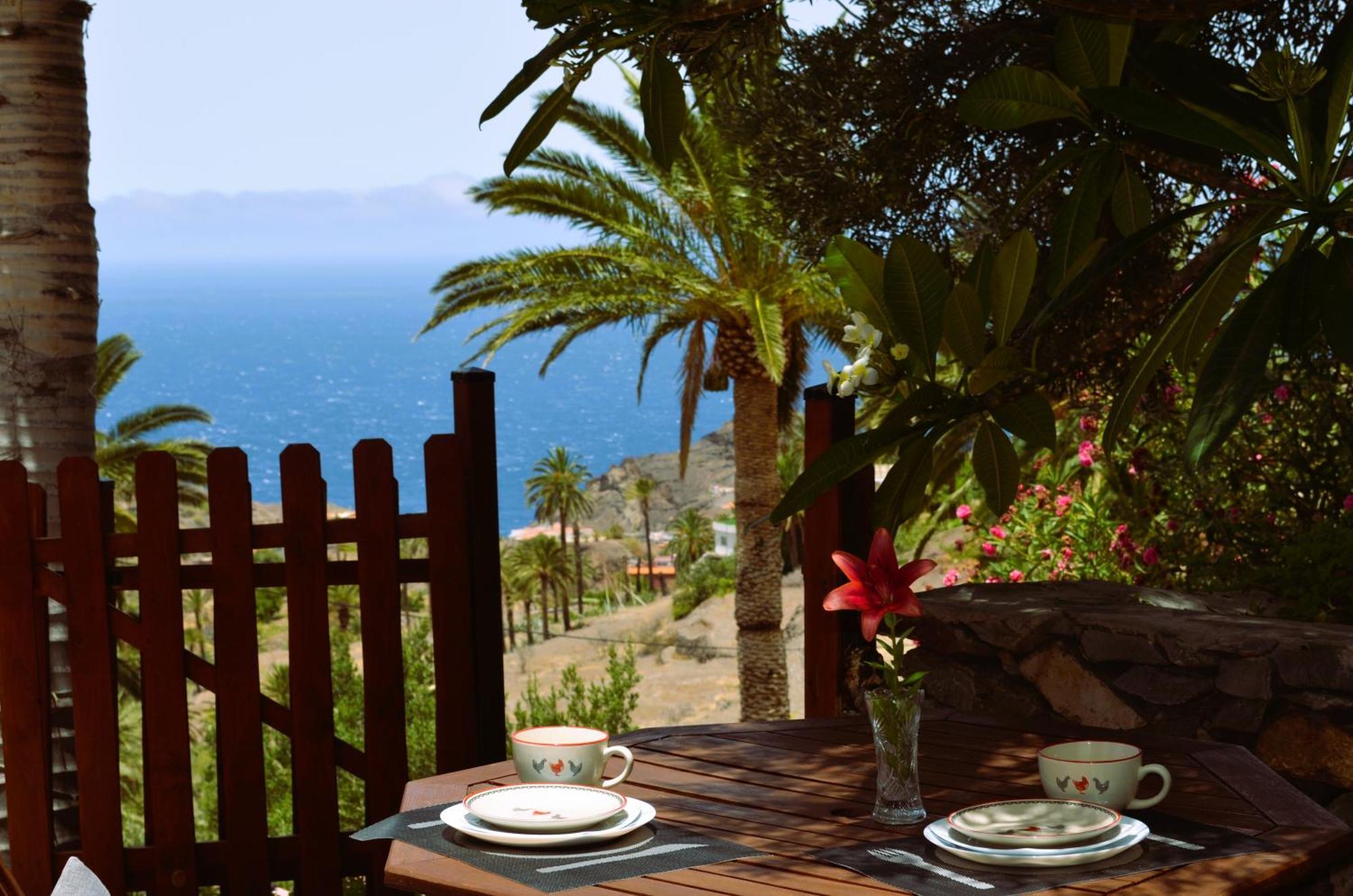 Alojera Cabana Los Palmeros, Vista Al Mar Y La Montana מראה חיצוני תמונה